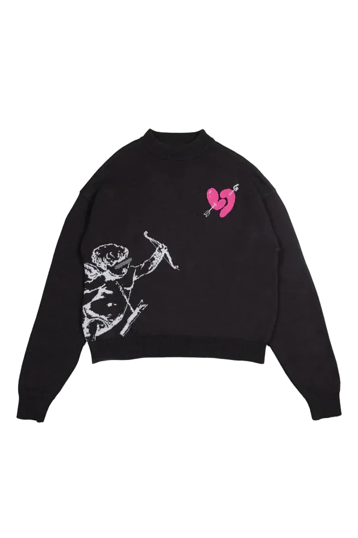 "ARROW" HEART SWEATER