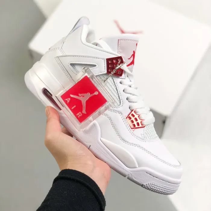 AJ4 Metallic Red