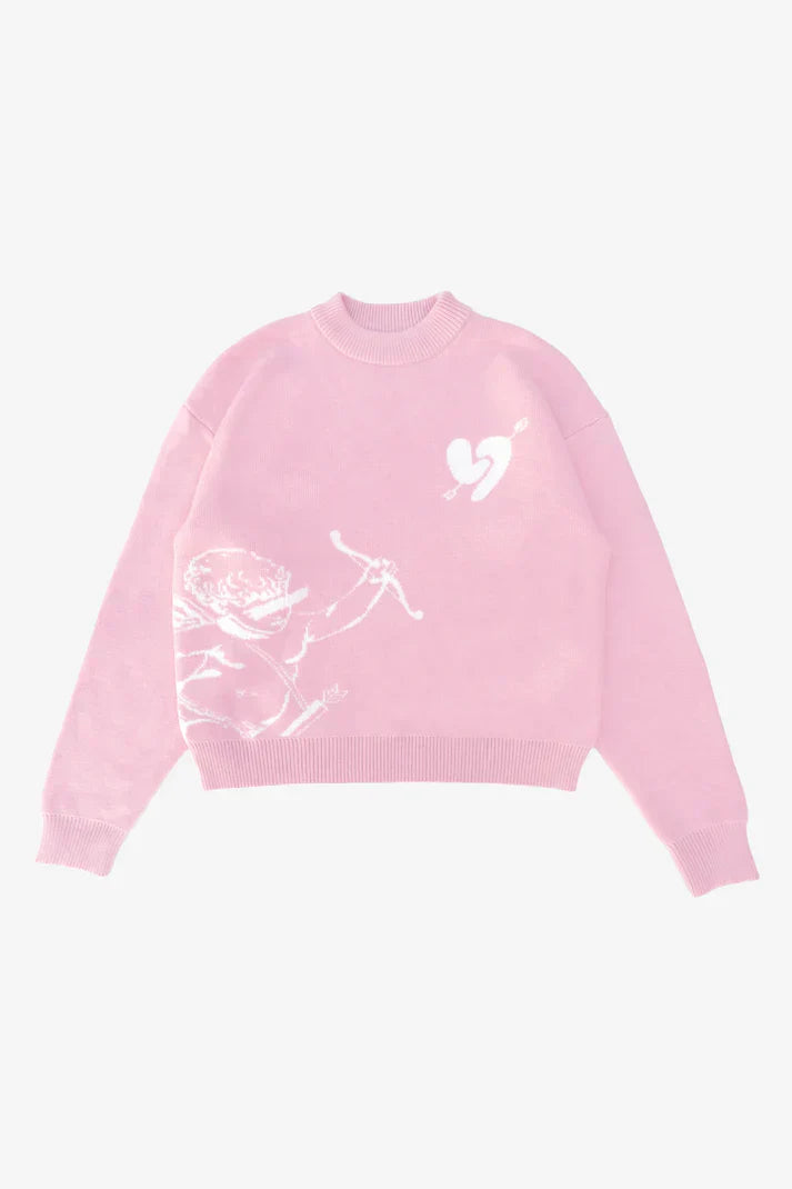 "ARROW" HEART SWEATER