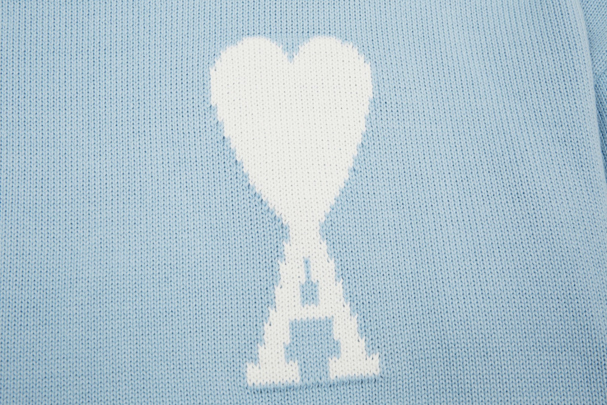 "Heart" - Sweater Babyblue
